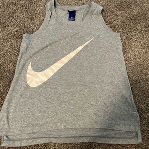 Gray Nike tank top